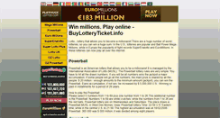 Desktop Screenshot of buylotteryticket.info