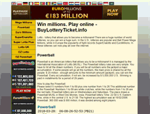 Tablet Screenshot of buylotteryticket.info